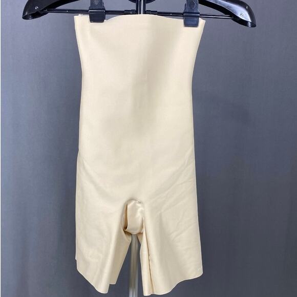 SKIMS High Waist Shorts Shapewear Seamless Tummy Control Mid-Thigh Nude, M - Picture 3 of 6